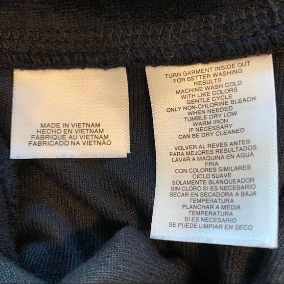 Jones New York Sport Black Velour Pants - Picture 5 of 6